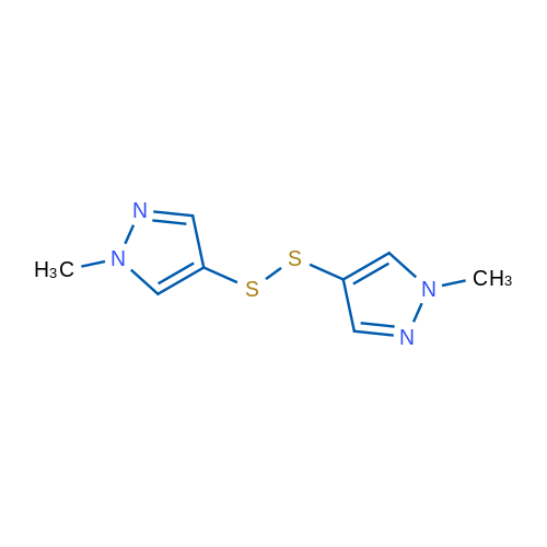 1-Methyl-4-[(1-methyl-1H-pyrazol-4-yl)disulfanyl]-1H-pyrazole 50mg