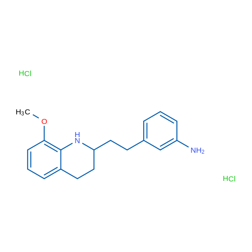 (3-[2-(8-MEthoxy-1,2,3,4-tetrahydroquinolin-2-yl)ethyl]phenyl)amine dihydrochloride 1g