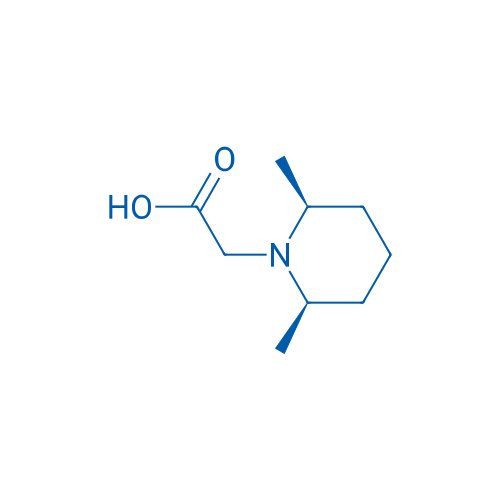 2-(cis-2,6-Dimethylpiperidin-1-yl)acetic acid 100mg