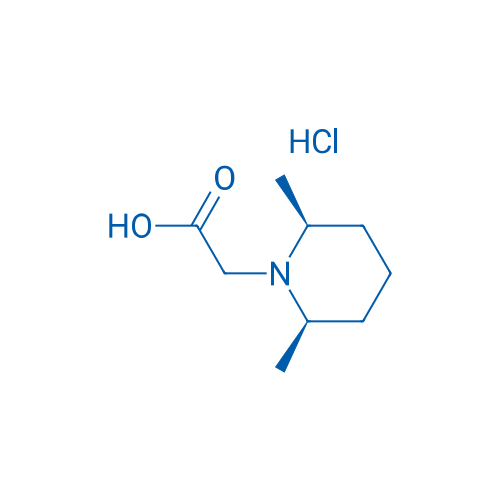 2-((2R,6S)-2,6-Dimethylpiperidin-1-yl)acetic acid hydrochloride 1g