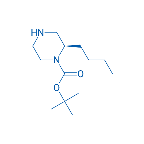 (R)-tert-Butyl 2-butylpiperazine-1-carboxylate 250mg
