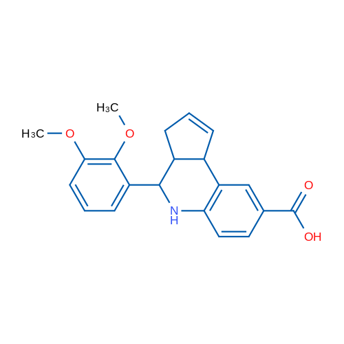 4-(2,3-Dimethoxyphenyl)-3a,4,5,9b-tetrahydro-3H-cyclopenta[c]quinoline-8-carboxylic acid 1g