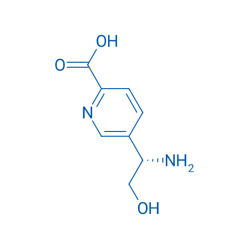 5-((1S)-1-amino-2-hydroxyethyl)pyridine-2-carboxylic acid 250mg