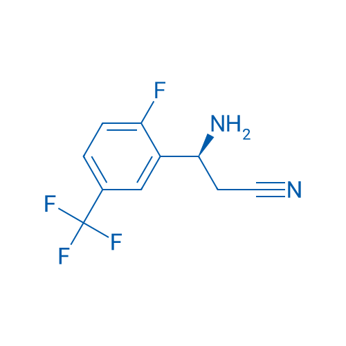 (3S)-3-AMINO-3-[2-FLUORO-5-(TRIFLUOROMETHYL)PHENYL]PROPANENITRILE 250mg