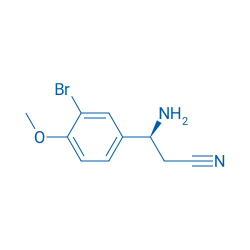 (3S)-3-AMINO-3-(3-BROMO-4-METHOXYPHENYL)PROPANENITRILE 250mg