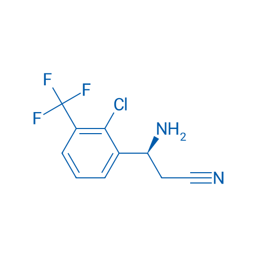 (3S)-3-AMINO-3-[2-CHLORO-3-(TRIFLUOROMETHYL)PHENYL]PROPANENITRILE 250mg