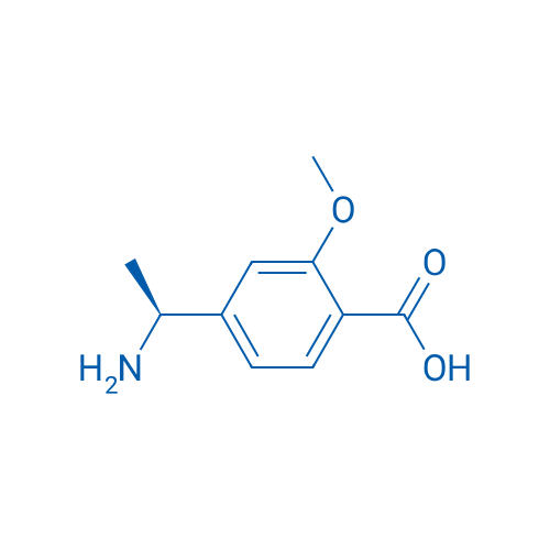 (S)-4-(1-Aminoethyl)-2-methoxybenzoic acid 250mg