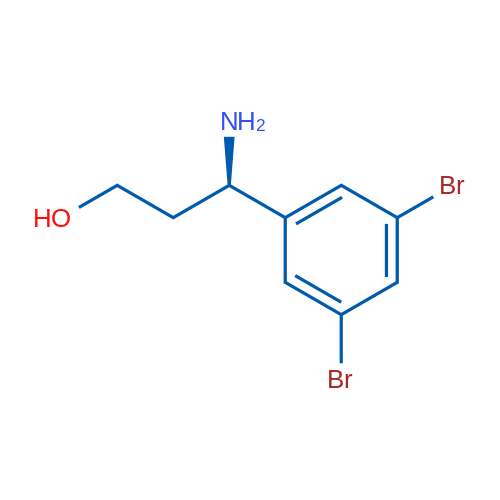 (3R)-3-amino-3-(3,5-dibromophenyl)propan-1-ol 1g