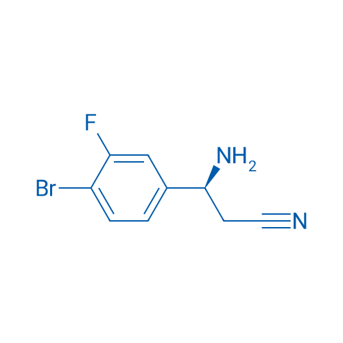 (3S)-3-AMINO-3-(4-BROMO-3-FLUOROPHENYL)PROPANENITRILE 1g