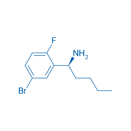 (S)-1-(5-BROMO-2-FLUOROPHENYL)PENTAN-1-AMINE 250mg