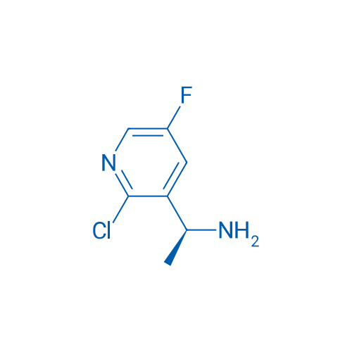 (S)-1-(2-chloro-5-fluoropyridin-3-yl)ethan-1-amine 250mg
