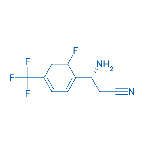 (3R)-3-AMINO-3-[2-FLUORO-4-(TRIFLUOROMETHYL)PHENYL]PROPANENITRILE 1g