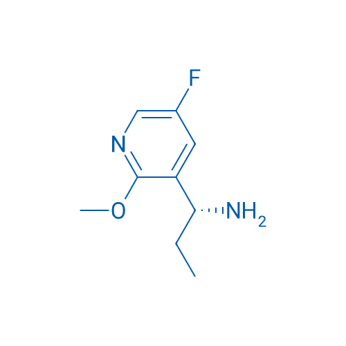 (R)-1-(5-fluoro-2-methoxypyridin-3-yl)propan-1-amine 250mg