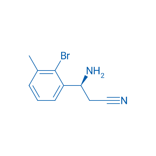 (3S)-3-AMINO-3-(2-BROMO-3-METHYLPHENYL)PROPANENITRILE 250mg