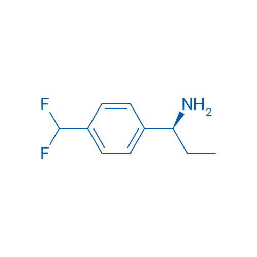 (S)-1-(4-(difluoromethyl)phenyl)propan-1-amine hydrochloride 250mg