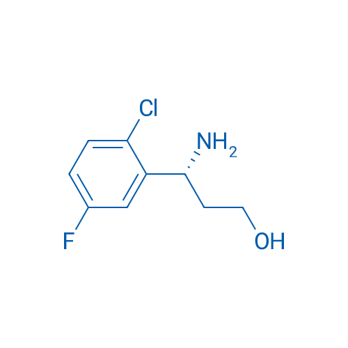 (R)-3-AMINO-3-(2-CHLORO-5-FLUOROPHENYL)PROPAN-1-OL 1g