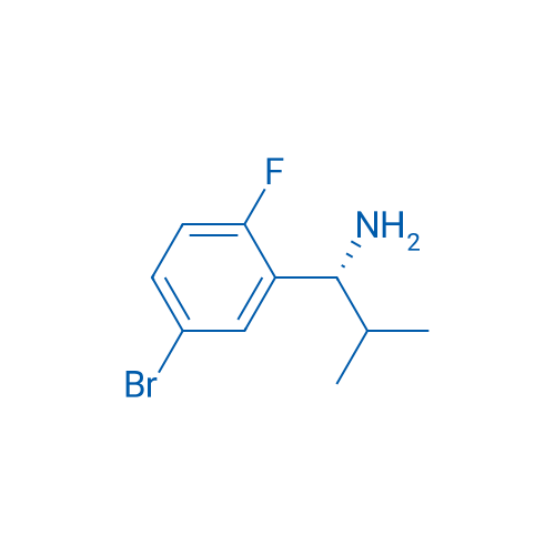 (R)-1-(5-BROMO-2-FLUOROPHENYL)-2-METHYLPROPAN-1-AMINE 250mg