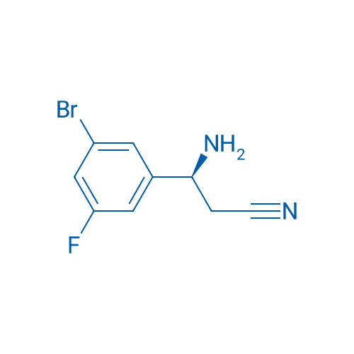 (3S)-3-AMINO-3-(3-BROMO-5-FLUOROPHENYL)PROPANENITRILE 250mg