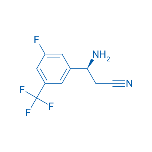 (3S)-3-AMINO-3-[5-FLUORO-3-(TRIFLUOROMETHYL)PHENYL]PROPANENITRILE 250mg
