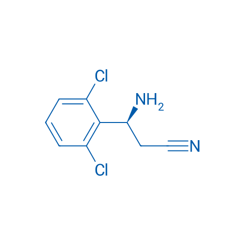 (3S)-3-AMINO-3-(2,6-DICHLOROPHENYL)PROPANENITRILE 250mg