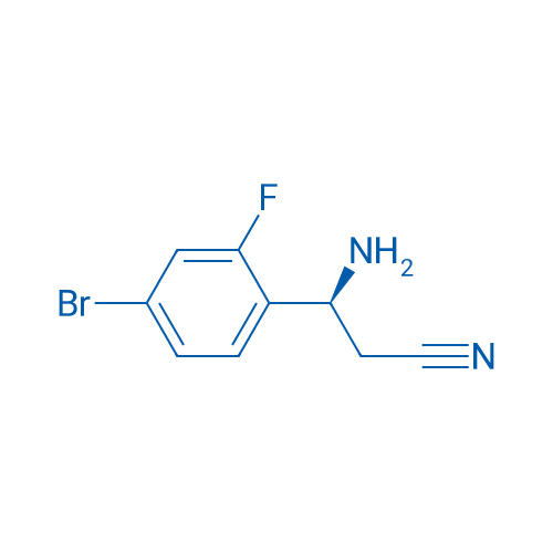 (3S)-3-AMINO-3-(4-BROMO-2-FLUOROPHENYL)PROPANENITRILE 1g