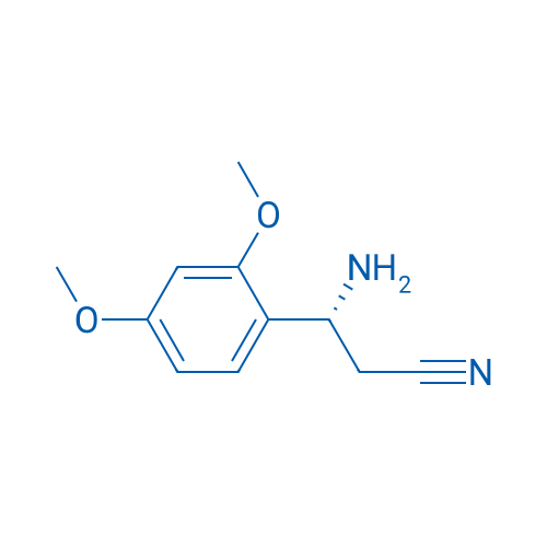 (3R)-3-AMINO-3-(2,4-DIMETHOXYPHENYL)PROPANENITRILE 250mg