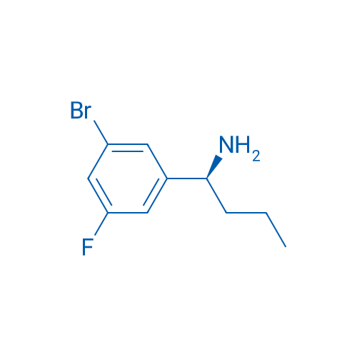 (S)-1-(3-bromo-5-fluorophenyl)butan-1-amine 250mg