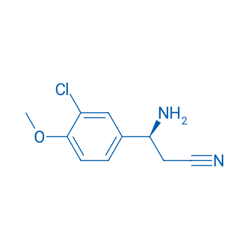 (3S)-3-AMINO-3-(3-CHLORO-4-METHOXYPHENYL)PROPANENITRILE 250mg
