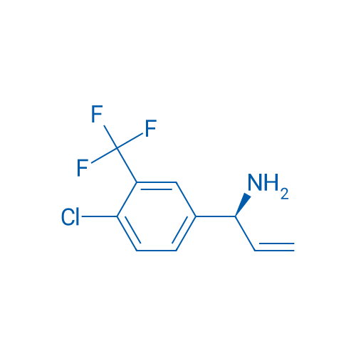 (1S)-1-[4-CHLORO-3-(TRIFLUOROMETHYL)PHENYL]PROP-2-ENYLAMINE 250mg
