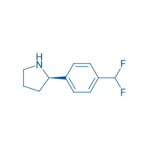 (R)-2-(4-(Difluoromethyl)phenyl)pyrrolidine 1g