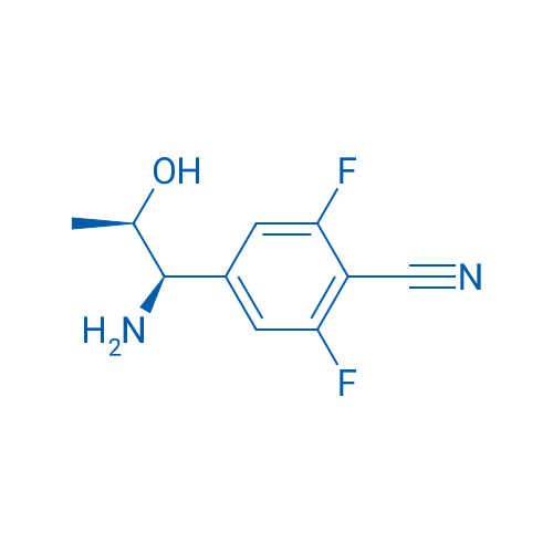 4-((1R,2R)-1-AMINO-2-HYDROXYPROPYL)-2,6-DIFLUOROBENZENECARBONITRILE 250mg
