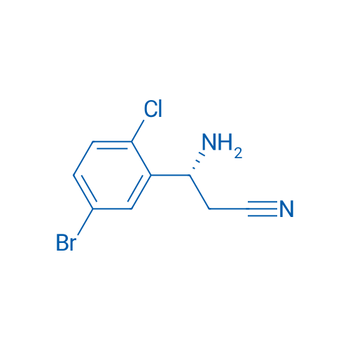 (3R)-3-AMINO-3-(5-BROMO-2-CHLOROPHENYL)PROPANENITRILE 1g