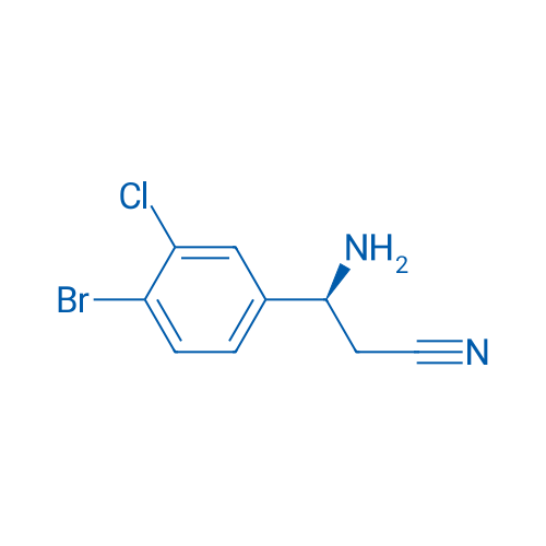 (3S)-3-AMINO-3-(4-BROMO-3-CHLOROPHENYL)PROPANENITRILE 250mg