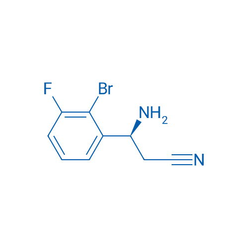 (3S)-3-AMINO-3-(2-BROMO-3-FLUOROPHENYL)PROPANENITRILE 250mg