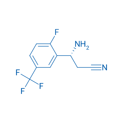 (3R)-3-AMINO-3-[2-FLUORO-5-(TRIFLUOROMETHYL)PHENYL]PROPANENITRILE 250mg