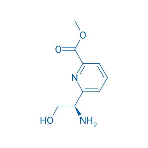 (R)-methyl 6-(1-amino-2-hydroxyethyl)picolinate 250mg