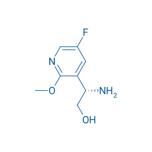 (S)-2-amino-2-(5-fluoro-2-methoxypyridin-3-yl)ethan-1-ol 250mg