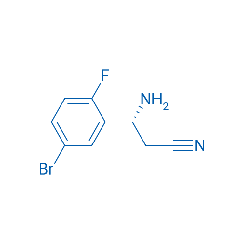 (3R)-3-AMINO-3-(5-BROMO-2-FLUOROPHENYL)PROPANENITRILE 250mg