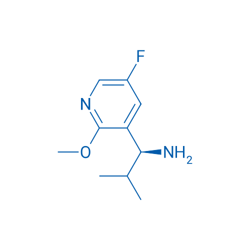 (S)-1-(5-fluoro-2-methoxypyridin-3-yl)-2-methylpropan-1-amine 250mg