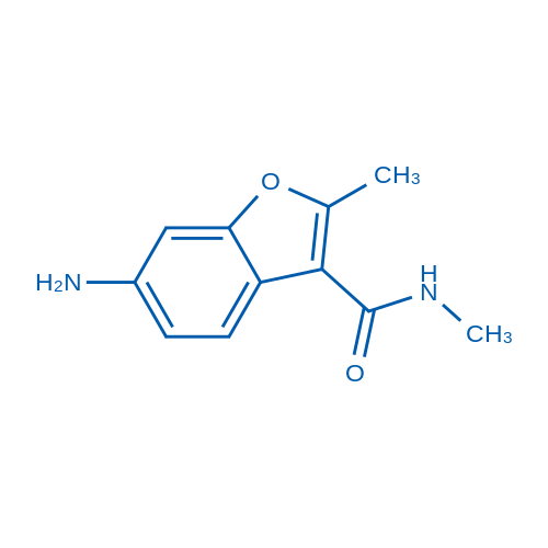 6-Amino-N,2-dimethylbenzofuran-3-carboxamide 250mg
