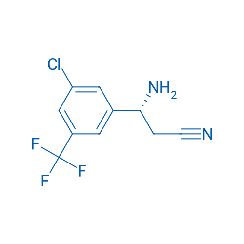 (3R)-3-AMINO-3-[5-CHLORO-3-(TRIFLUOROMETHYL)PHENYL]PROPANENITRILE 250mg