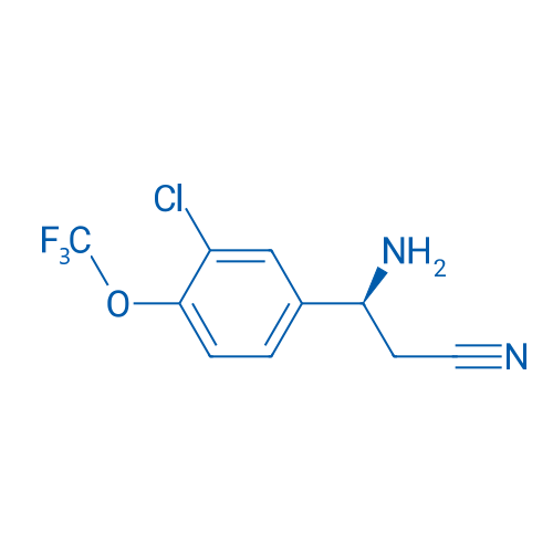 (3S)-3-AMINO-3-[3-CHLORO-4-(TRIFLUOROMETHOXY)PHENYL]PROPANENITRILE 1g