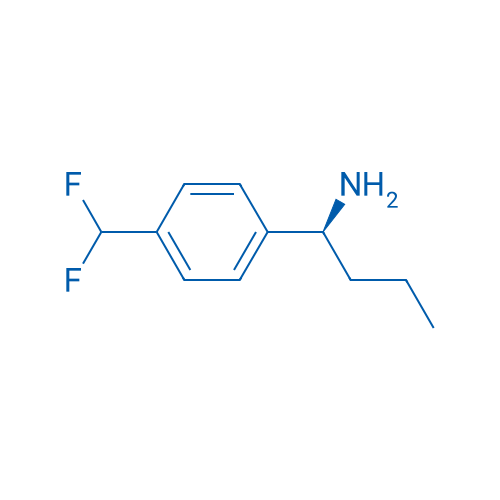 (S)-1-(4-(Difluoromethyl)phenyl)butan-1-amine 250mg