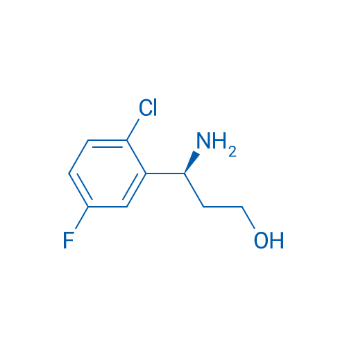 (S)-3-AMINO-3-(2-CHLORO-5-FLUOROPHENYL)PROPAN-1-OL 250mg