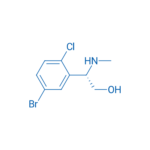 (S)-2-(5-bromo-2-chlorophenyl)-2-(methylamino)ethan-1-ol 250mg