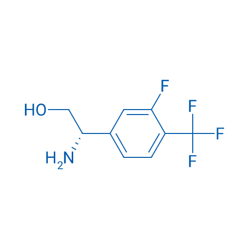 (S)-2-Amino-2-(3-fluoro-4-(trifluoromethyl)phenyl)ethanol 250mg