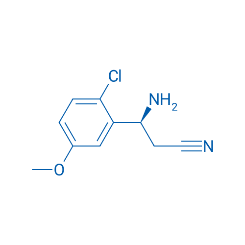 (3S)-3-AMINO-3-(2-CHLORO-5-METHOXYPHENYL)PROPANENITRILE 250mg