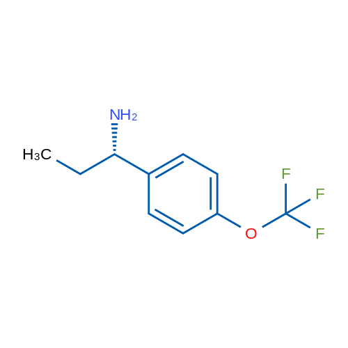 (S)-1-(4-(Trifluoromethoxy)phenyl)propan-1-amine 250mg