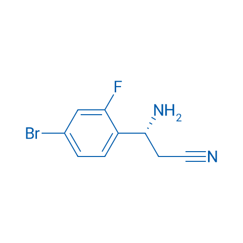 (3R)-3-AMINO-3-(4-BROMO-2-FLUOROPHENYL)PROPANENITRILE 1g