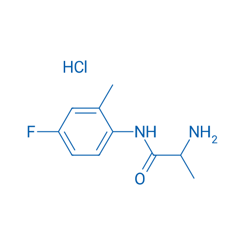 2-Amino-N-(4-fluoro-2-methylphenyl)propanamide hydrochloride 5g
